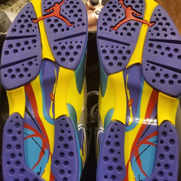 Jordan Retro 8 White Aqua (W) - Picture 3 of 4